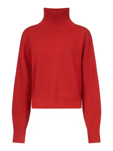 Loulou de Saison Luke Stand Collar Wool Sweater | Thumbnail 1 Loulou de Saison Luke Stand Collar Wool Sweater | Thumbnail 1