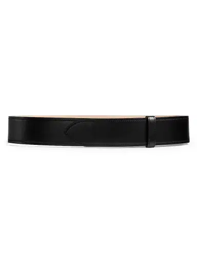 Khaite Women's Theo Leather Belt - Black | Thumbnail 1 Khaite Women's Theo Leather Belt - Black | Thumbnail 1