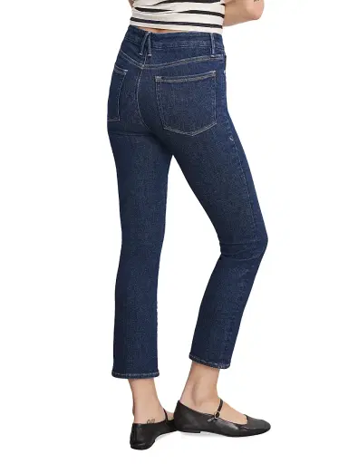 Good American Women's Good Legs Straight Jeans - Indigo | Thumbnail 5 Good American Women's Good Legs Straight Jeans - Indigo | Thumbnail 5