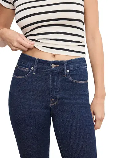 Good American Women's Good Legs Straight Jeans - Indigo | Thumbnail 6 Good American Women's Good Legs Straight Jeans - Indigo | Thumbnail 6