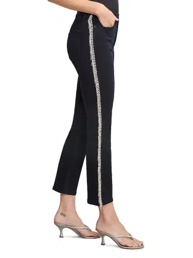 Good American Women's Good Legs Straight Diamond Jeans - Black | Thumbnail 4 Good American Women's Good Legs Straight Diamond Jeans - Black | Thumbnail 4