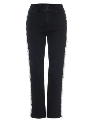 Good American Women's Good Legs Straight Diamond Jeans - Black | Thumbnail 1 Good American Women's Good Legs Straight Diamond Jeans - Black | Thumbnail 1