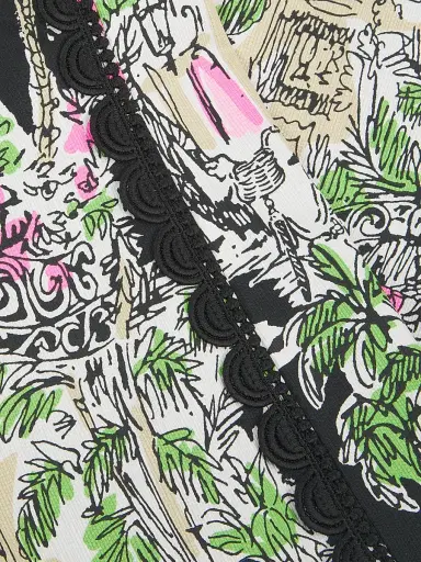 Lilly Pulitzer Women's Darlene Stretch Maxi Shift Dress - Onyx Oversized Anniversary - Size 6 | Thumbnail 6 Lilly Pulitzer Women's Darlene Stretch Maxi Shift Dress - Onyx Oversized Anniversary - Size 6 | Thumbnail 6