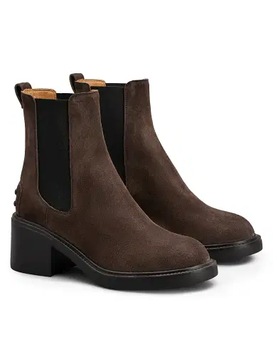 Tod's Women's Suede Chelsea Boots - Palissandro - Size 12 | Thumbnail 2 Tod's Women's Suede Chelsea Boots - Palissandro - Size 12 | Thumbnail 2