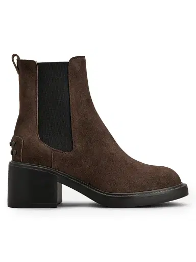 Tod's Women's Suede Chelsea Boots - Palissandro - Size 12 | Thumbnail 1 Tod's Women's Suede Chelsea Boots - Palissandro - Size 12 | Thumbnail 1