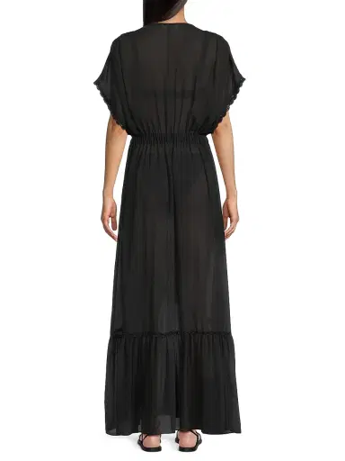 Ramy Brook Women's Gem Tie-Waist Cover-Up Maxi Dress - Black | Thumbnail 5 Ramy Brook Women's Gem Tie-Waist Cover-Up Maxi Dress - Black | Thumbnail 5