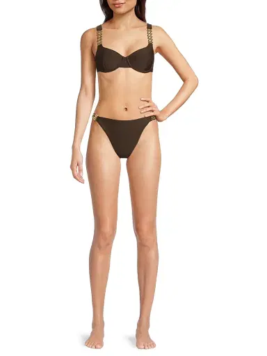 Ramy Brook Women's Iryna Embellished Underwire Bikini Top - White | Thumbnail 2 Ramy Brook Women's Iryna Embellished Underwire Bikini Top - White | Thumbnail 2