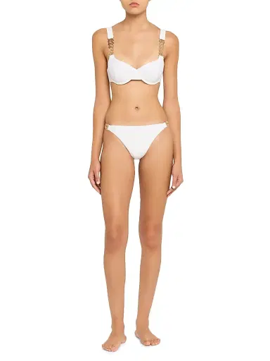 Ramy Brook Women's Iryna Embellished Underwire Bikini Top - White | Thumbnail 3 Ramy Brook Women's Iryna Embellished Underwire Bikini Top - White | Thumbnail 3