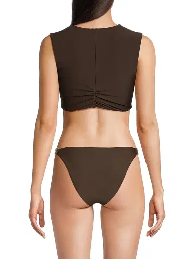 Ramy Brook Women's Olivia V-Neck Bikini Top - Beach Brown | Thumbnail 5 Ramy Brook Women's Olivia V-Neck Bikini Top - Beach Brown | Thumbnail 5