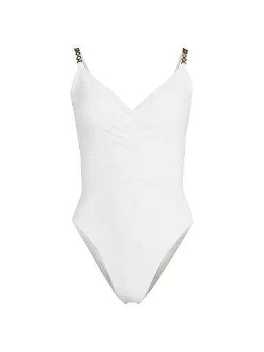 Ramy Brook Women's Monique Ruched One-Piece Swimsuit | Thumbnail 1 Ramy Brook Women's Monique Ruched One-Piece Swimsuit | Thumbnail 1