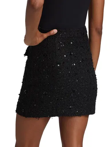 Generation Love Women's Ava Sequined Tweed Slim-Fit Miniskirt | Thumbnail 5 Generation Love Women's Ava Sequined Tweed Slim-Fit Miniskirt | Thumbnail 5