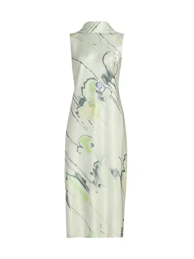 Jason Wu Collection Women's Watercolor Floral Bias-Cut Scarf Midi-Dress - Light Jade Multi - Size 14 | Thumbnail 1 Jason Wu Collection Women's Watercolor Floral Bias-Cut Scarf Midi-Dress - Light Jade Multi - Size 14 | Thumbnail 1