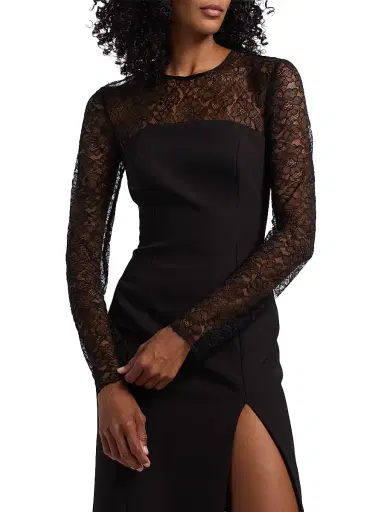 Toccin Women's Loretta Lace Midi-Dress - Jet Jet | Thumbnail 6 Toccin Women's Loretta Lace Midi-Dress - Jet Jet | Thumbnail 6