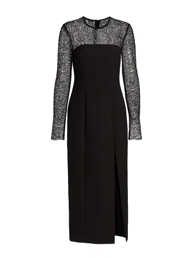 Toccin Women's Loretta Lace Midi-Dress - Jet Jet | Thumbnail 1 Toccin Women's Loretta Lace Midi-Dress - Jet Jet | Thumbnail 1
