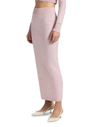 Toccin Women's Alisha Sequined Knit Maxi Skirt - Ballet | Thumbnail 4 Toccin Women's Alisha Sequined Knit Maxi Skirt - Ballet | Thumbnail 4