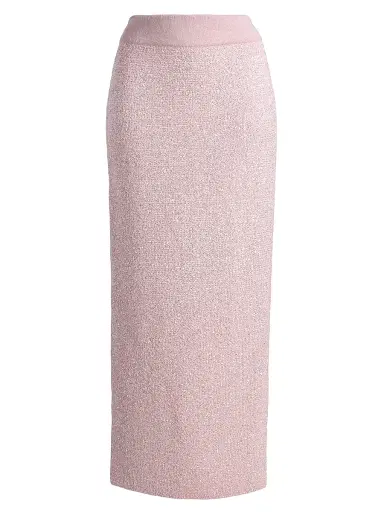 Toccin Women's Alisha Sequined Knit Maxi Skirt - Ballet | Thumbnail 1 Toccin Women's Alisha Sequined Knit Maxi Skirt - Ballet | Thumbnail 1