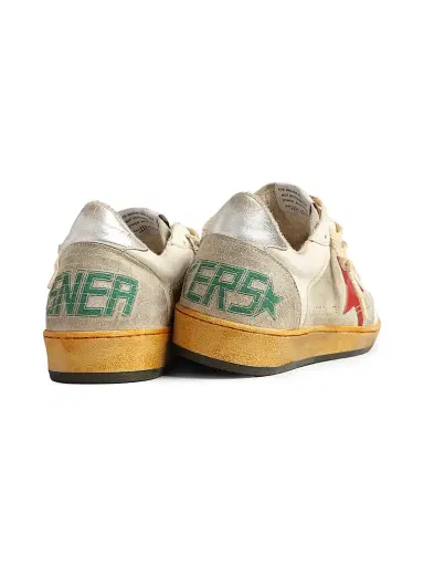 Golden Goose Men's Ball Star Low-Top Sneakers - Ice White | Thumbnail 2 Golden Goose Men's Ball Star Low-Top Sneakers - Ice White | Thumbnail 2