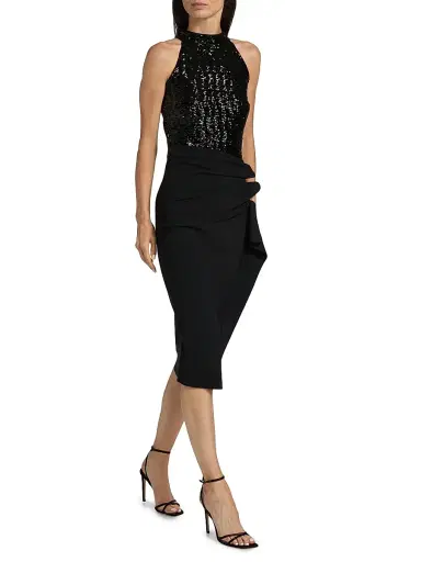 Chiara Boni La Petite Robe Women's Amenadiel Sequined Cocktail Dress | Thumbnail 2 Chiara Boni La Petite Robe Women's Amenadiel Sequined Cocktail Dress | Thumbnail 2