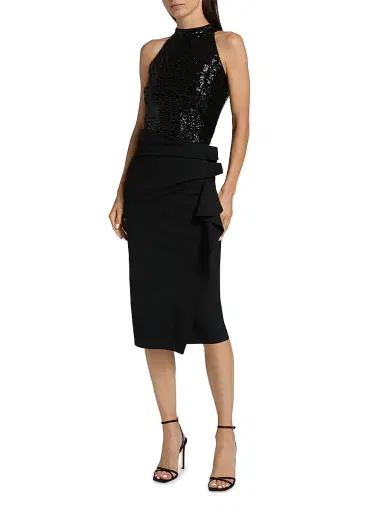 Chiara Boni La Petite Robe Women's Amenadiel Sequined Cocktail Dress | Thumbnail 3 Chiara Boni La Petite Robe Women's Amenadiel Sequined Cocktail Dress | Thumbnail 3
