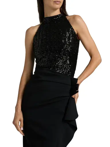 Chiara Boni La Petite Robe Women's Amenadiel Sequined Cocktail Dress | Thumbnail 6 Chiara Boni La Petite Robe Women's Amenadiel Sequined Cocktail Dress | Thumbnail 6