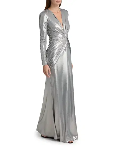 Chiara Boni La Petite Robe Women's Hajarix Splendid Ruched Gown | Thumbnail 2 Chiara Boni La Petite Robe Women's Hajarix Splendid Ruched Gown | Thumbnail 2