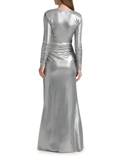 Chiara Boni La Petite Robe Women's Hajarix Splendid Ruched Gown | Thumbnail 5 Chiara Boni La Petite Robe Women's Hajarix Splendid Ruched Gown | Thumbnail 5