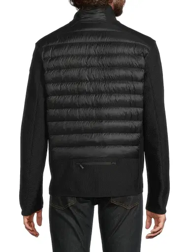 Parajumpers Men's Jayden Mixed-Media Slim-Fit Puffer Jacket - Black | Thumbnail 5 Parajumpers Men's Jayden Mixed-Media Slim-Fit Puffer Jacket - Black | Thumbnail 5