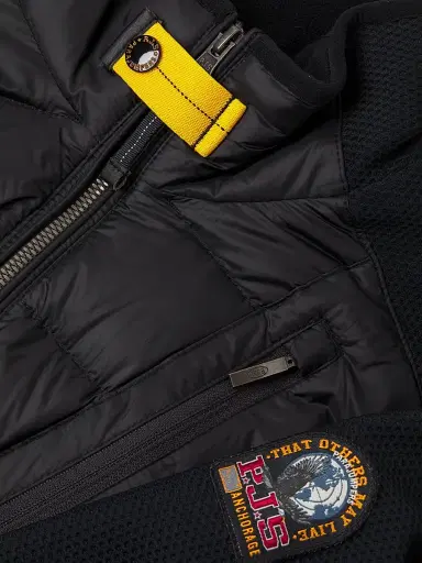 Parajumpers Men's Jayden Mixed-Media Slim-Fit Puffer Jacket - Black | Thumbnail 6 Parajumpers Men's Jayden Mixed-Media Slim-Fit Puffer Jacket - Black | Thumbnail 6