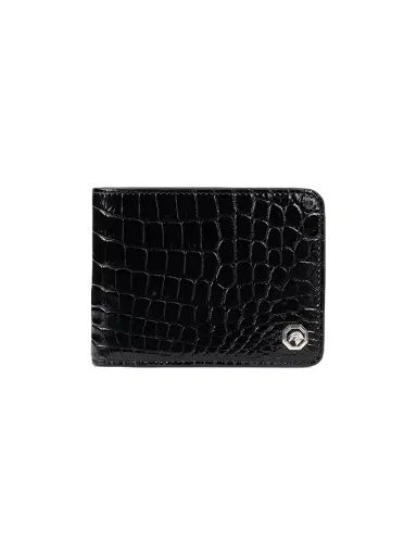 Stefano Ricci Men's Polished Bifold Wallet - Black | Thumbnail 1 Stefano Ricci Men's Polished Bifold Wallet - Black | Thumbnail 1