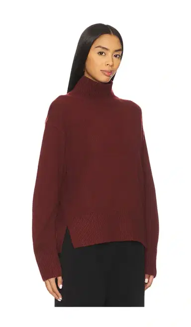 Vince Turtle Neck Side Slit Sweater | Thumbnail 2 Vince Turtle Neck Side Slit Sweater | Thumbnail 2