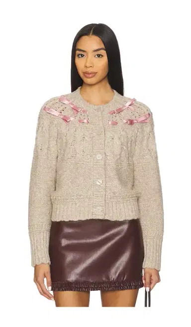 LoveShackFancy Clementian Cardigan | Thumbnail 1 LoveShackFancy Clementian Cardigan | Thumbnail 1