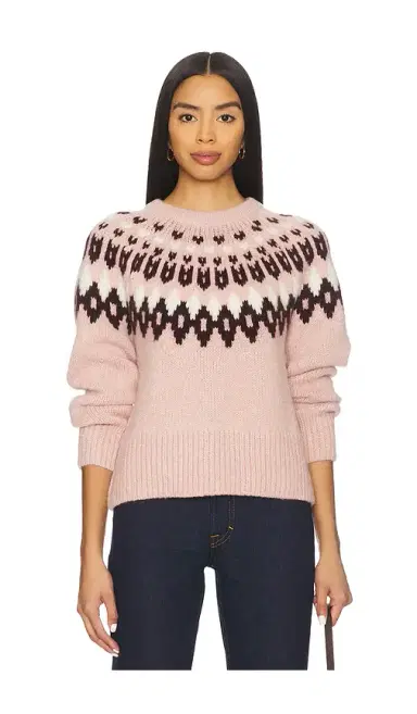 Veronica Beard Anne Fairisle Pullover | Thumbnail 1 Veronica Beard Anne Fairisle Pullover | Thumbnail 1