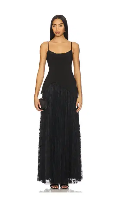 AMUR Leighton Pleated Gown | Thumbnail 1 AMUR Leighton Pleated Gown | Thumbnail 1