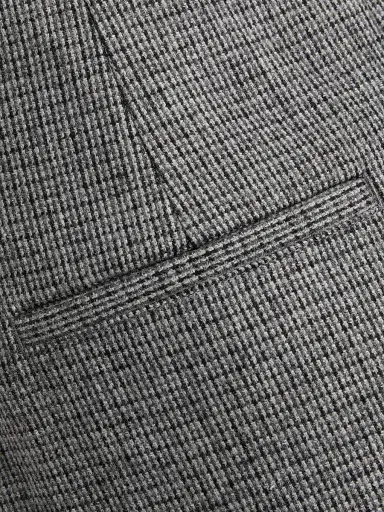 Vince Women's Roma Check High-Rise Wide-Leg Trousers - Dark Grey Check | Thumbnail 7 Vince Women's Roma Check High-Rise Wide-Leg Trousers - Dark Grey Check | Thumbnail 7