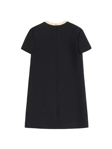 Valentino Garavani Women's Crepe Couture Short Dress - Black Birch - Size 0 | Thumbnail 2 Valentino Garavani Women's Crepe Couture Short Dress - Black Birch - Size 0 | Thumbnail 2