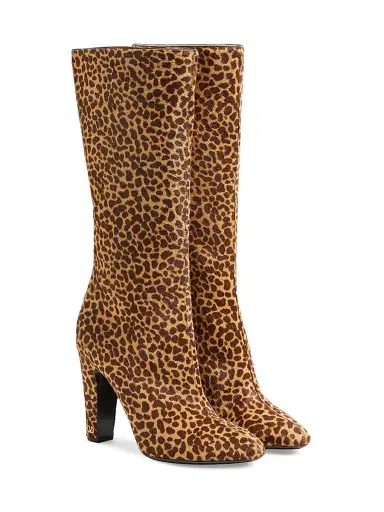 Valentino Garavani Women's Hotty 100MM Boots in Pony-Effect Calfskin | Thumbnail 2 Valentino Garavani Women's Hotty 100MM Boots in Pony-Effect Calfskin | Thumbnail 2