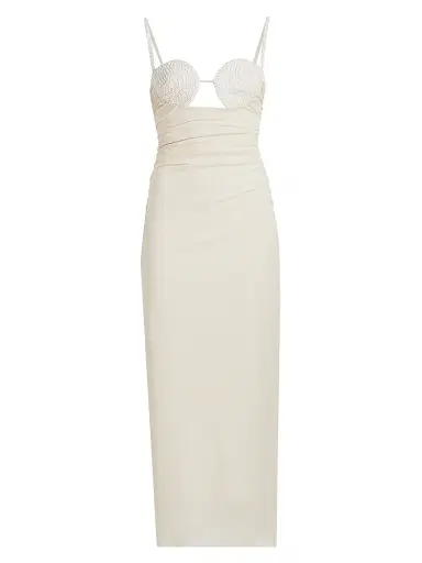 Significant Other Women's Maddie Braided Bust Midi-Dress - Seashell | Thumbnail 1 Significant Other Women's Maddie Braided Bust Midi-Dress - Seashell | Thumbnail 1