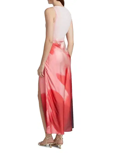 Significant Other Women's Brianna Dyed Mesh Satin Maxi Dress - Rosewater Haze | Thumbnail 5 Significant Other Women's Brianna Dyed Mesh Satin Maxi Dress - Rosewater Haze | Thumbnail 5