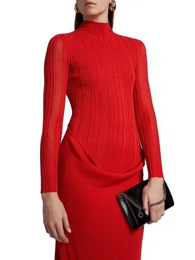 Significant Other Women's Yasmine Rib-Knit Maxi Dress - Cherry | Thumbnail 6 Significant Other Women's Yasmine Rib-Knit Maxi Dress - Cherry | Thumbnail 6
