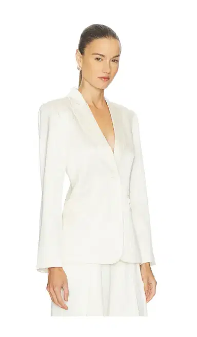 Cinq a Sept Georgia Satin Stripe Cheyenne Blazer | Thumbnail 2 Cinq a Sept Georgia Satin Stripe Cheyenne Blazer | Thumbnail 2