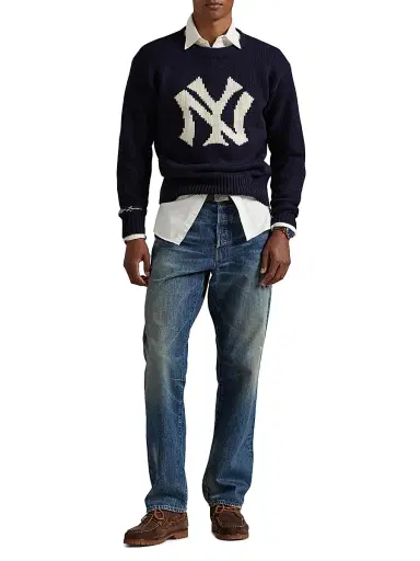 Polo Ralph Lauren Men's Yankees Wool-Blend Crewneck Sweater | Thumbnail 2 Polo Ralph Lauren Men's Yankees Wool-Blend Crewneck Sweater | Thumbnail 2