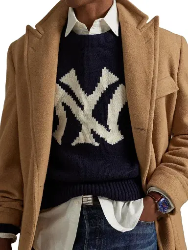 Polo Ralph Lauren Men's Yankees Wool-Blend Crewneck Sweater | Thumbnail 6 Polo Ralph Lauren Men's Yankees Wool-Blend Crewneck Sweater | Thumbnail 6