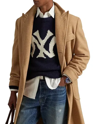 Polo Ralph Lauren Men's Yankees Wool-Blend Crewneck Sweater | Thumbnail 7 Polo Ralph Lauren Men's Yankees Wool-Blend Crewneck Sweater | Thumbnail 7