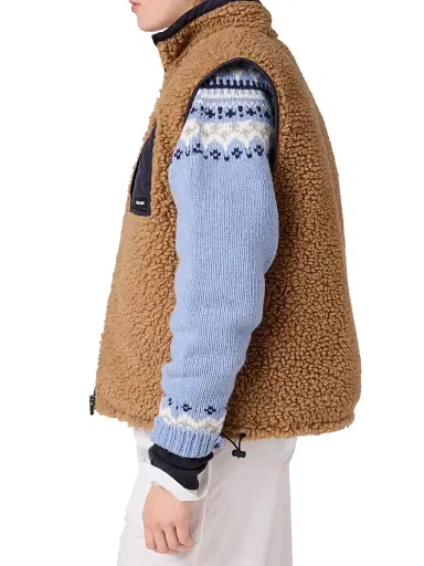 Miu Miu Women's Teddy Down Vest with Technical Pongé - Brown - Size 6 | Thumbnail 3 Miu Miu Women's Teddy Down Vest with Technical Pongé - Brown - Size 6 | Thumbnail 3