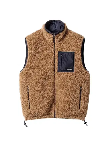Miu Miu Women's Teddy Down Vest with Technical Pongé - Brown - Size 6 | Thumbnail 1 Miu Miu Women's Teddy Down Vest with Technical Pongé - Brown - Size 6 | Thumbnail 1