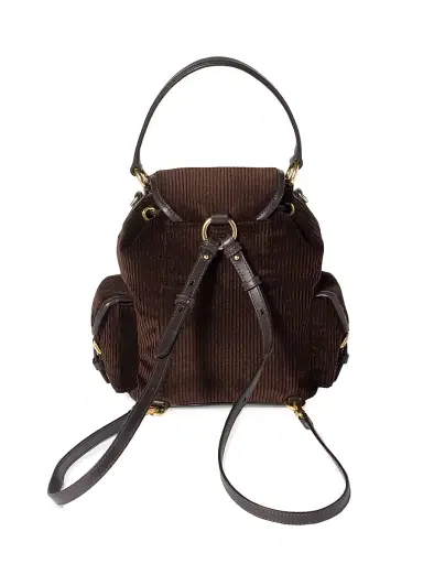Miu Miu Women's Corduroy Backpack | Thumbnail 3 Miu Miu Women's Corduroy Backpack | Thumbnail 3