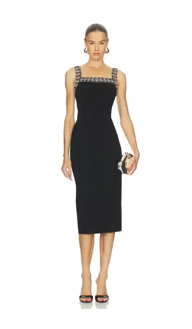 SIMKHAI Maude Midi Dress | Thumbnail 1 SIMKHAI Maude Midi Dress | Thumbnail 1