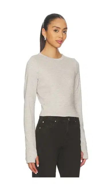 Susana Monaco Carryover Fleece Crew Long Sleeve Top | Thumbnail 2 Susana Monaco Carryover Fleece Crew Long Sleeve Top | Thumbnail 2