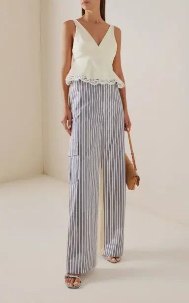Stella McCartney Lace-Trimmed Satin Bustier Top | Thumbnail 2 Stella McCartney Lace-Trimmed Satin Bustier Top | Thumbnail 2