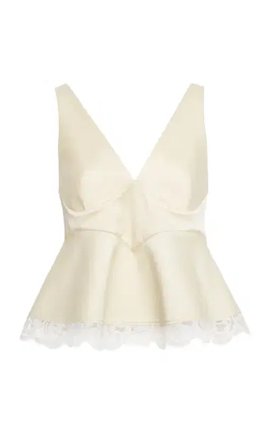 Stella McCartney Lace-Trimmed Satin Bustier Top | Thumbnail 6 Stella McCartney Lace-Trimmed Satin Bustier Top | Thumbnail 6